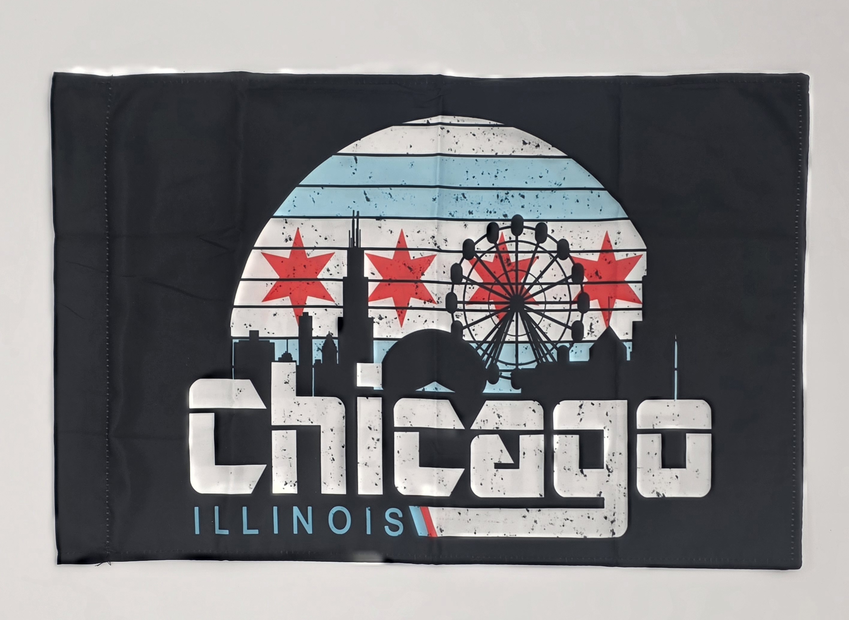 Chicago Flag 12x18X - 2 pack