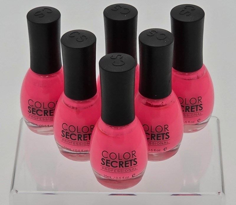 Color Secrets Professional Pink Nail Polish (6-Pack)