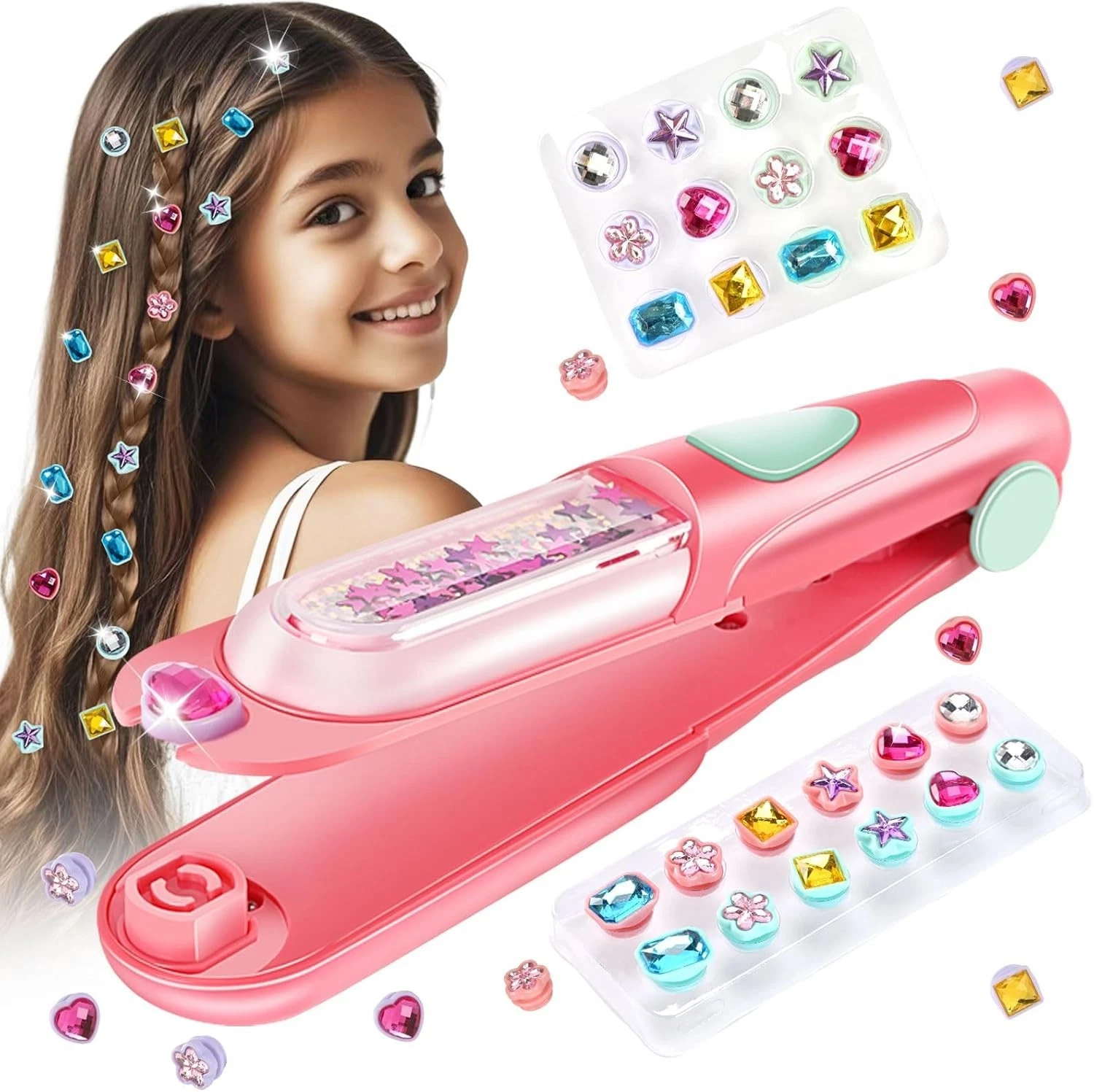 REPLAB Kids Hair Gem Stamper Styling Kit