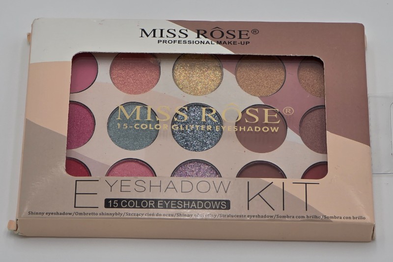 Miss Rose Professional 15-Color Eyeshadow Kit